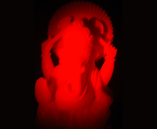Lord Ganesh hologram